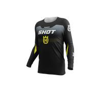 Shot Aerolite HVA Maillot de motocross, gris, taille XL pour homme