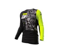 Shot Contact Camo 2.0 Maillot de motocross, noir-gris-jaune, taille XS pour homme