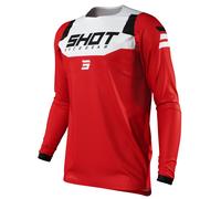 Maillot cross Shot CONTACT - CHASE RED 2022