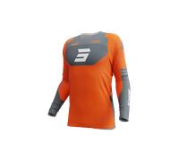 Shot Contact Shield Long Sleeve Jersey Orange M Homme
