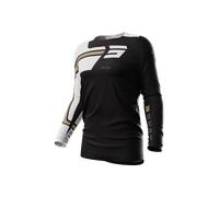 Shot Contact Heritage Maillot de motocross, noir-blanc-beige, taille XS pour homme
