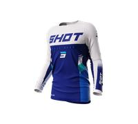 Maillot Cross Shot Tracer BleuXS Bleu