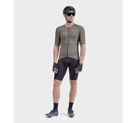 Maillot Cyclisme Ale' Solid Couleur Bloc Olive