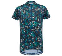Maillot cycliste enfant Silvini Scrivia bleu-jaune 134-140