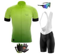 Maillot Cyclisme Homme Tenue,Été Cyclisme Vêtements Respirant Séchage Rapide,Cycliste Homme Manche Courte MTB Jersey (Typ-2,XXL)