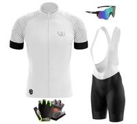 Maillot Cyclisme Homme Tenue,Été Cyclisme Vêtements Respirant Séchage Rapide,Cycliste Homme Manche Courte MTB Jersey (Typ-14,M)