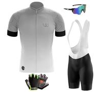 Maillot Cyclisme Homme Tenue,Été Cyclisme Vêtements Respirant Séchage Rapide,Cycliste Homme Manche Courte MTB Jersey (Typ-15,XL)