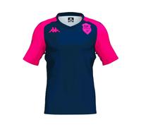 Maillot D¿Entrainement Stade Français Paris Kappa Marine Et Rose