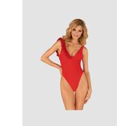 Maillot de Bain 1 Piàce Cubalove Rouge Fleuri