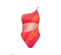 Maillot de bain 1 piÃšce asymÃ©trique sans armatures femme Lisca Atlantida Orange S