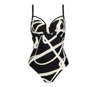 Maillot de bain 1 piÃšce femme Lisca Honolulu Noir 42E
