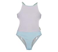 Maillot de bain 1 piÃšce fille Paper Boat Pastel Stripes Triquini Bleu 10 ans