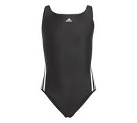 Adidas Maillot de bain 1 pièce 3S 3 bandes Noir Fille 5-6 ans