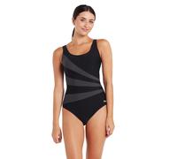 Maillot de bain 1 pièce ajustable femme Zoggs Sandon Scoopback E+ Noir 42