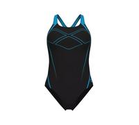 ARENA Maillot de bain 'Graphic Pro Back' aqua / noir, Taille S
