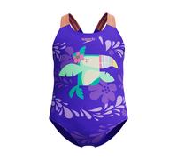 Maillot de bain 1 pièce bébé fille Speedo Placem Print Bleu 3 ans