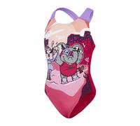 Speedo Learn To Swim Printed Crossback Swimsuit Rose 24 Months Fille