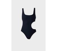 Maillot de bain 1 pièce découpe côte Marcia Wear x Etam - Marcia - M - Noir - Femme - Etam