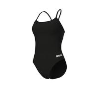 Maillot de bain 1 pièce dos dentelle femme Arena Solide Noir 36
