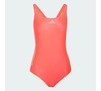 Maillot de bain 1 pièce dos en C femme adidas 3-Stripes Rose 44