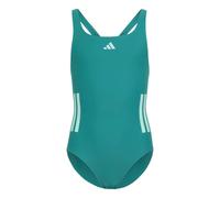 Adidas 3 Stripes C-back Swimsuit Vert,Bleu 14-15 Years Fille