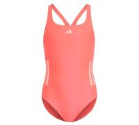 Adidas Maillot de bain 1 pièce fille 3-Stripes – Dos en C – Solar Turbo/Frozen Turbo – 13-14 ans