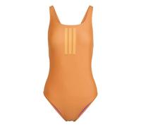 adidas Damen 3 Stripes V-Back Swimsuit, Pure Orange/Pure Tangerine, 32