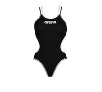 Maillot de bain 1 pièce double cross femme Arena Noir 30