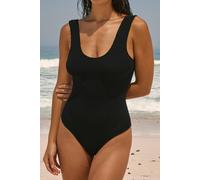 Maillot de bain 1 pièce en matière extensible - Onesize By Eta - TU - Noir - Femme - Etam
