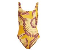 Adidas X Farm 3 Stripes Swimsuit Orange 34 Femme
