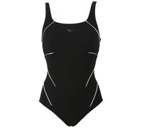 Arena Maillot de bain une-pièce W Jewel Femme Noir-Blanc Taille Unique (Taille Fabricant : 42)