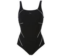 Maillot de bain 1 pièce femme Arena Jewel - Noir/Blanc - Confort et performance 50