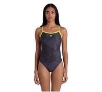 Maillot de bain 1 pièce femme - Arena - Kikko Challe - Softgreen/blackmulti - Vert 38