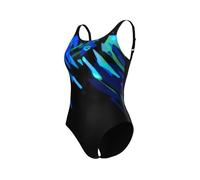 Maillot de bain 1 pièce femme - Arena Talea - Noir/multi - Confort et performance 40
