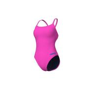 Maillot de bain 1 pièce femme Arena Team Challenge Solid - shocking rose/blue river 42