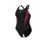 Arena Maillot de bain 1 pièce femme Threefold V Noir MaxFit Eco Taille 38