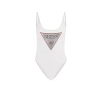 Maillot de bain 1 pièce femme Guess Rhinestone Blanc XL
