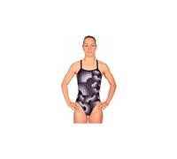Maillot de bain 1 piece femme mako rainbow aumakua noir