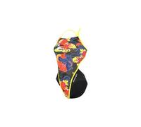 Maillot de bain 1 piece femme michael phelps koi open back noir