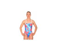 Maillot de bain 1 piece femme natation mako rose water dos aumakua
