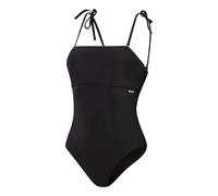 Speedo Shaping Bandeau 1 Piece Swimsuit | Shapewear | Beach and Holiday Swimwear Maillot de Bain, Noir, 62 Femme