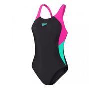 Maillot de bain 1 pièce femme Speedo Eco Colourblock Splice Muscleb Noir 44