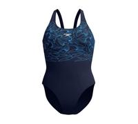 Speedo HyperBoom Placement Muscleback Maillot de Bain pour Femme, Lagoon Blue, 34