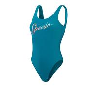 Maillot de bain 1 pièce femme Speedo Eco Logo Deep U-Back Bleu 40