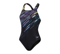 Maillot de bain 1 pièce femme Speedo Eco+m Dig Print Medalist Noir 38