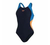 Maillot de bain 1 pièce femme Speedo Eco Medley logo Bleu 42