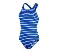 Maillot de bain 1 pièce femme Speedo Eco+ Printed Medalist Bleu 36