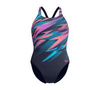 Speedo - Digital Printed Medalist - Maillot de bain natation femme Zoom Boom / True Navy - US 38