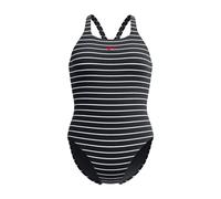 Speedo Endurance+ Printed Medalist Maillot de Bain pour Femme, Anthracite, 40
