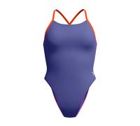 Maillot de bain 1 pièce femme Speedo End+ Solid Tie Back Bleu 32